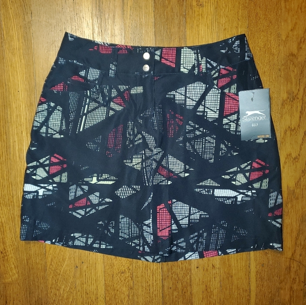 Slazenger Golf Structure Printed Skort NWT